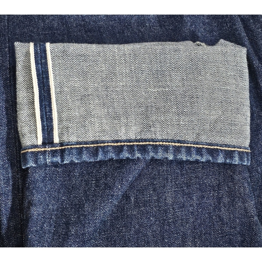 J.Crew Japanese Selvedge Classic Straight Leg Denim Jean 33x30 Nihon Menpu Mill - Picture 7 of 10